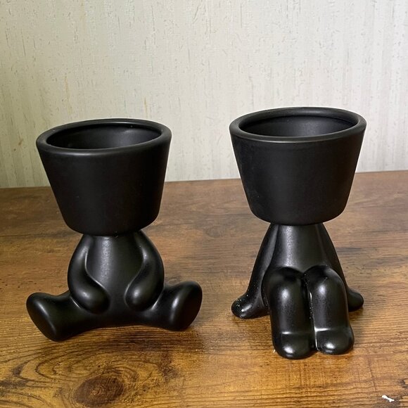 Ceramic Candle Holder 2 Pieces - Picture 1 of 6
